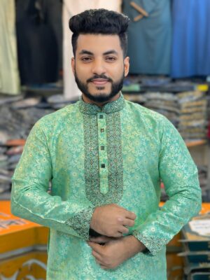 লাক্সারি কাতান পার্টি পাঞ্জাবি কোডঃ H252