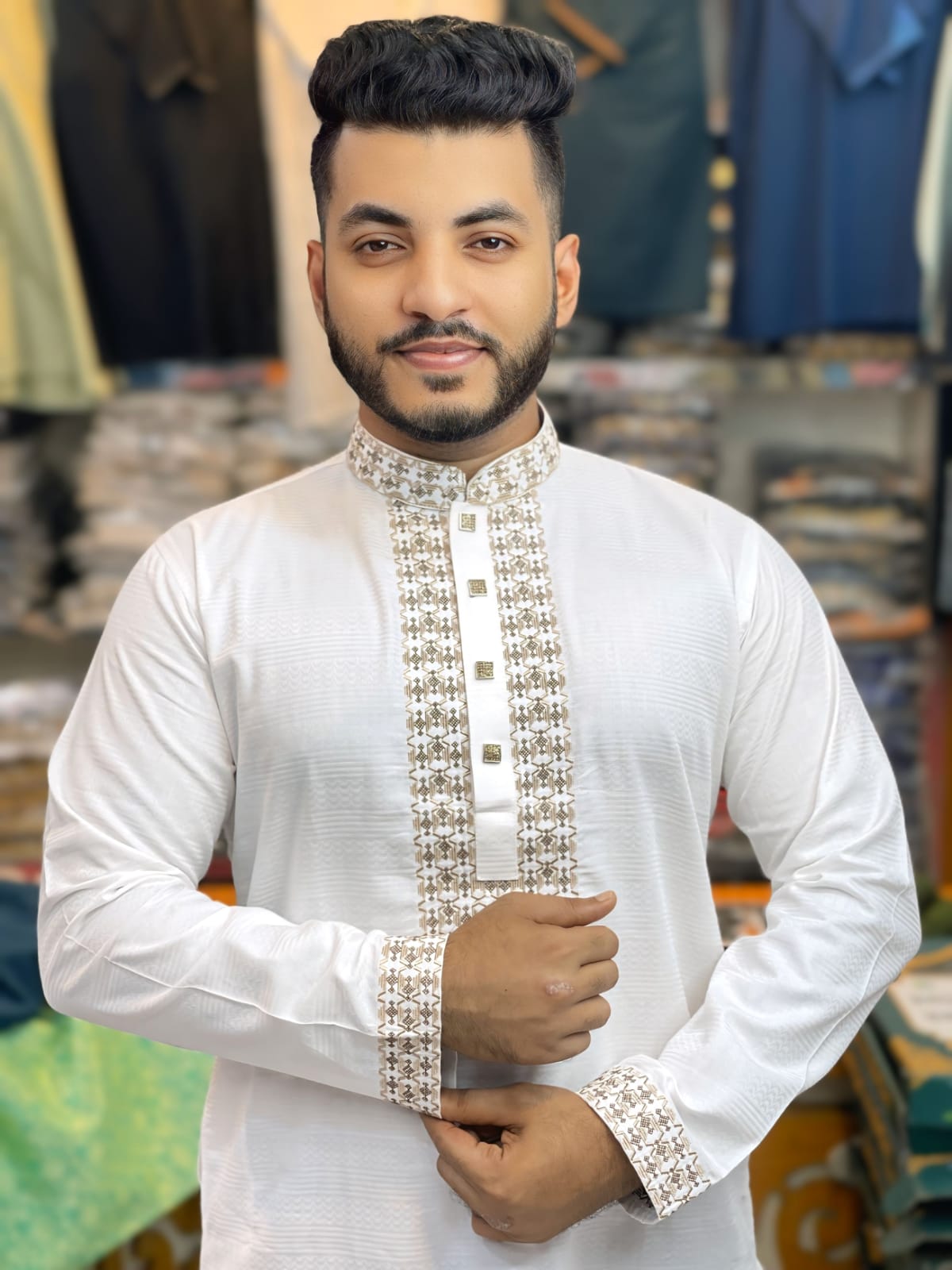 Luxury Panjabi Code:- H387