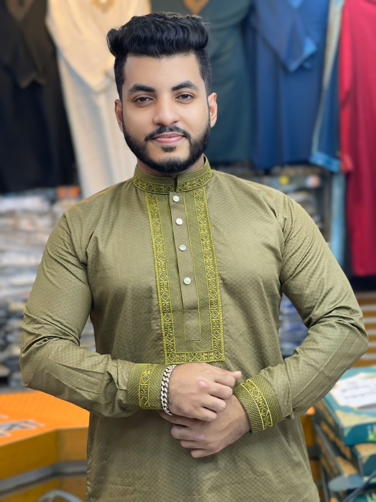 Luxury Panjabi Code:- H413